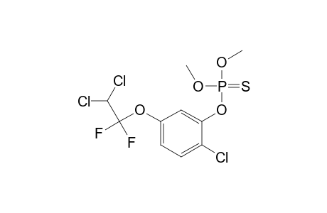 Phosphorothioic acid, O-[2-chloro-5-(2,2-dichloro-1,1-difluoroethoxy)phenyl]O,O-dimethyl ester