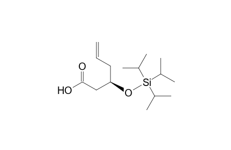 (3R)-3-[Triisopropylsilyloxy]hex-5-enoic Acid