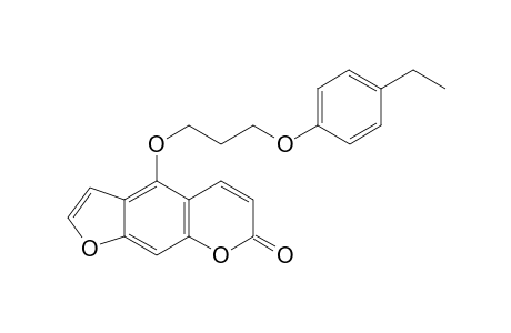 4-[3-(4-Ethylphenoxy)propoxy]-7H-furo[3,2-g][1]benzopyran-7-one