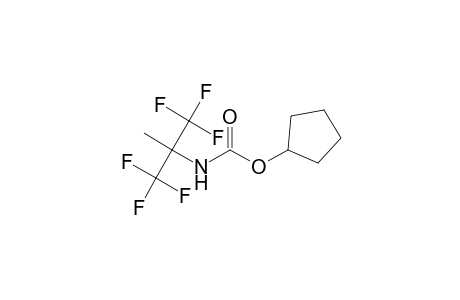 cyclopentyl 2,2,2-trifluoro-1-methyl-1-(trifluoromethyl)ethylcarbamate