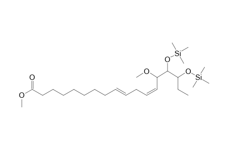 Methyl 14-methoxy-15,16-bis(trimethylsilyloxy)-octadeca-9,12-dienoate