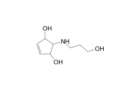 2-[(3'-Hydroxypropyl)amino]cyclopent-4-ene-1,3-diol