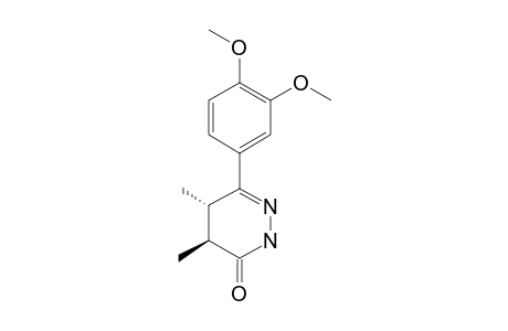 TRANS-6-(3,4-DIMETHOXYPHENYL)-4,5-DIMETHYL-4,5-DIHYDRO-2H-PYRIDAZIN-3-ONE