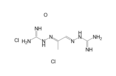Hydrazinecarboximidamide, 2,2'-(1-methyl-1,2-ethanediylidene)bis-, dihydrochloride, monohydrate