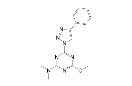 1,3,5-Triazin-2-amine, 4-methoxy-N,N-dimethyl-6-(4-phenyl-1H-1,2,3-triazol-1-yl)-