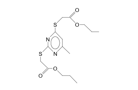 6-Methyl-2,4-bis(propoxycarbonylmethylthio)-uracil