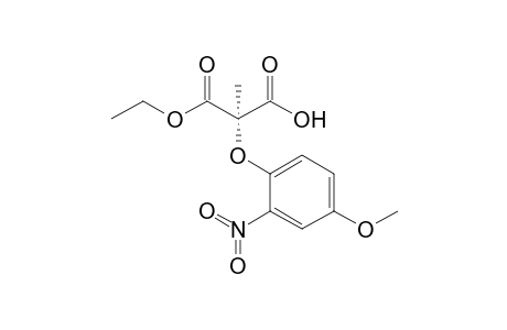 (R)-Monoethyl 2-methyl-2-(4'-methoxy-2'-nitrophenoxy)malonate