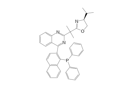 (R(A),S)-(+)-4-(2-DIPHENYLPHOSPHANYLNAPHTHALEN-1-YL)-2-[1-(4-ISOPROPYL-4,5-DIHYDROOXAZOL-2-YL)-1-METHYLETHYL]-QUINAZOLINE