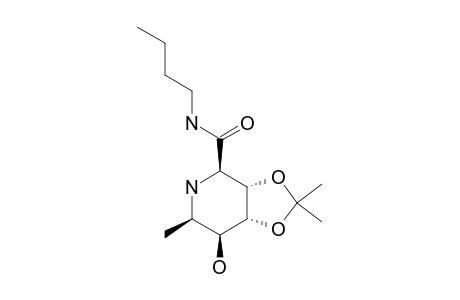 N-BUTYL-2,6,7-TRIDEOXY-2,6-IMINO-3,4-O-ISOPROPYLIDENE-D-GLYCERO-L-TALO-HEPTONAMIDE