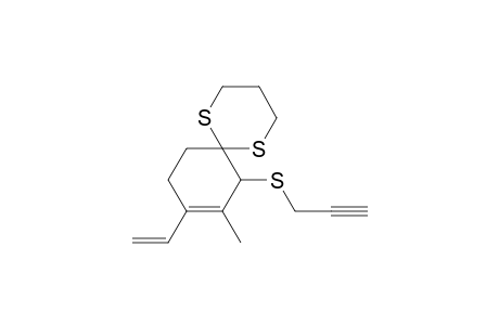 3-Methyl-2-(2-Propynylthio)-4-vinyl-3-cyclohexene-1-one Trimethylene Dithioketal