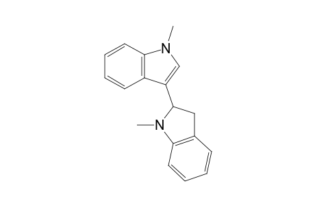 1-Methyl-3-(1-methyl-2,3-dihydroindol-2-yl)indole