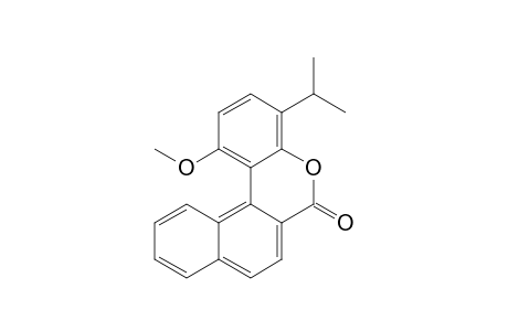 1-Methoxy-4-propan-2-yl-6-naphtho[2,1-c][1]benzopyranone