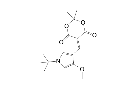 5-[(1-tert-Butyl-3-methoxypyrrol-4-yl)methylene]-2,2-dimethyl-1,3-dioxane-4,6-dione