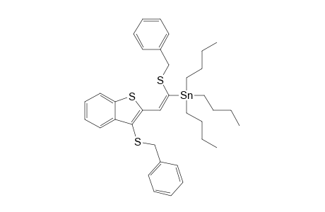 (E/Z)-3-Benzylthio-2-[2-benzylthio-2-(tri-n-butyl)stannylvinyl]benzo[b]thiophene