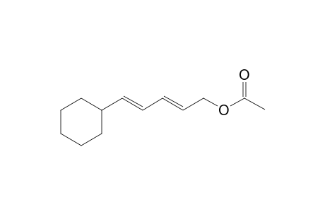 (2E,4E)-5-cyclohexylpenta-2,4-dien-1-yl acetate