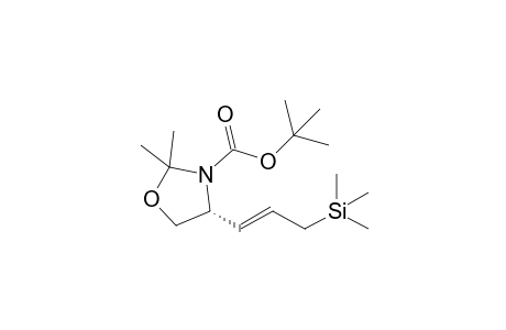 (4R)-2,2-Dimethyl-4-(E-trimethylsilylpropenyl)oxazolidine-3-carboxylic acid tert-butyl ester