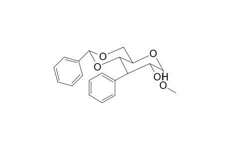 Methyl 4,6-O-Benzylidene-3-deoxy-3-phenyl-.alpha.,D-Glc
