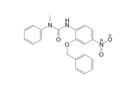 Urea, N-methyl-N'-[4-nitro-2-(phenylmethoxy)phenyl]-N-phenyl-