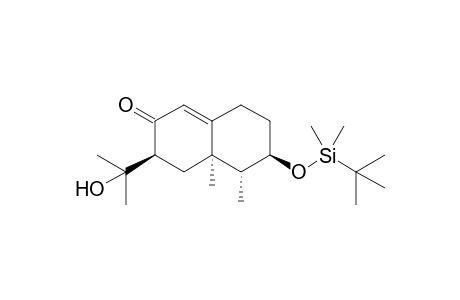 (3S,4aR,5R,6R)-6-[tert-butyl(dimethyl)silyl]oxy-3-(1-hydroxy-1-methyl-ethyl)-4a,5-dimethyl-3,4,5,6,7,8-hexahydronaphthalen-2-one