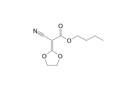 2-[Cyano(n-butoxycarbonyl)methylene]-1,3-dioxolane