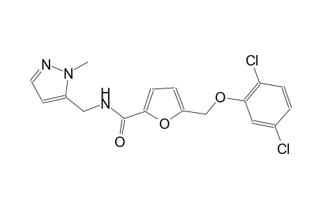 5-[(2,5-dichlorophenoxy)methyl]-N-[(1-methyl-1H-pyrazol-5-yl)methyl]-2-furamide