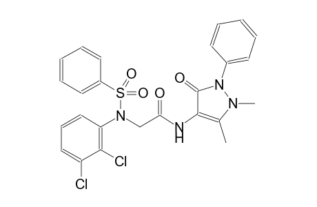 acetamide, 2-[(2,3-dichlorophenyl)(phenylsulfonyl)amino]-N-(2,3-dihydro-1,5-dimethyl-3-oxo-2-phenyl-1H-pyrazol-4-yl)-
