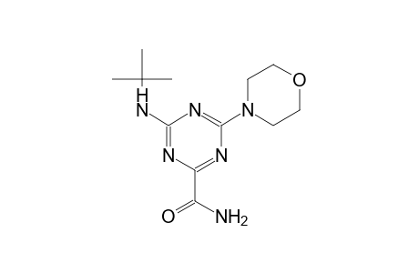 4-(tert-butylamino)-6-(4-morpholinyl)-1,3,5-triazine-2-carboxamide