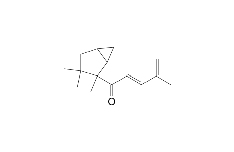 2,4-Pentadien-1-one, 4-methyl-1-(2,3,3-trimethylbicyclo[3.1.0]hex-2-yl)-