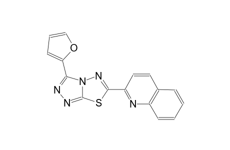 quinoline, 2-[3-(2-furanyl)[1,2,4]triazolo[3,4-b][1,3,4]thiadiazol-6-yl]-