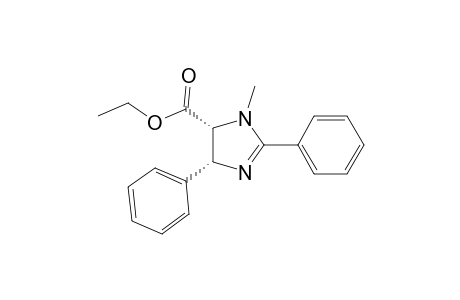 1H-Imidazole-5-carboxylic acid, 4,5-dihydro-1-methyl-2,4-diphenyl-, ethyl ester, cis-