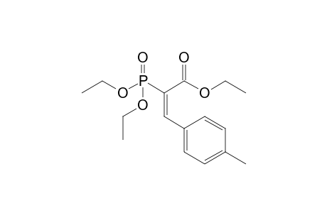 (E)-2-diethoxyphosphoryl-3-(4-methylphenyl)-2-propenoic acid ethyl ester