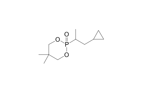 2-(1-Methyl-2-cyclopropylethyl)-5,5-dimethyl-1,3,2-dioxaphosphorinan-2-one