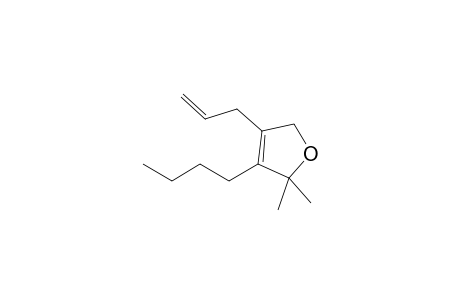 2,2-Dimethyl-3-butyl-4-(2'-propenyl)-2,5-dihydrofuran