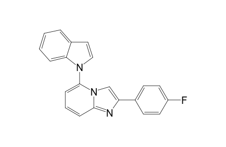 N-[2-(4-FLUOROPHENYL)-IMIDAZO-[1,2-A]-PYRIDIN-5-YL]-INDOLE