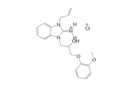 1-allyl-3-[2-hydroxy-3-(2-methoxyphenoxy)propyl]-1,3-dihydro-2H-benzimidazol-2-iminium chloride