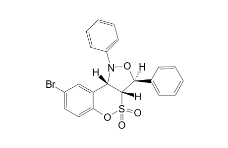 (3R,3aR,9bS)-8-Bromo-1,3-diphenyl-1,3,3a,9b-tetrahydro-2,5-dioxa-4-thia1-aza-cyclopenta[a]naphthalene 4,4-dioxide
