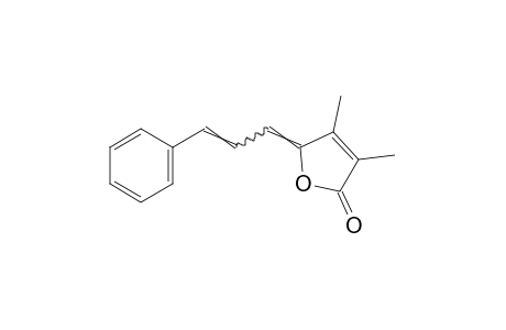 2,3-dimethyl-4-hydroxy-4-phenyl-2,4,6-heptatrienoic acid, gamma-lactone