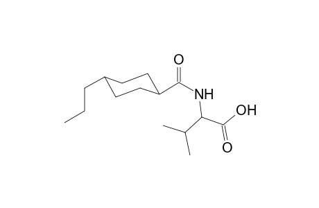 valine, N-[(4-propylcyclohexyl)carbonyl]-