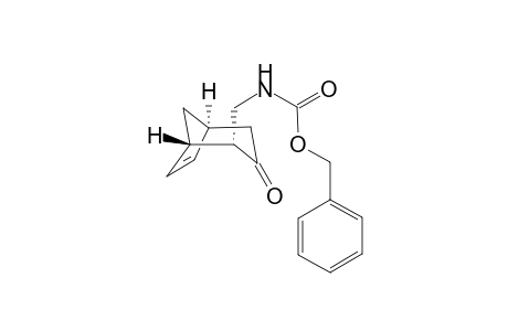 Benzyl (((1S*,2R*,5S*)-3-oxobicyclo[3.2.1]oct-6-en-2-yl)methyl)carbamate