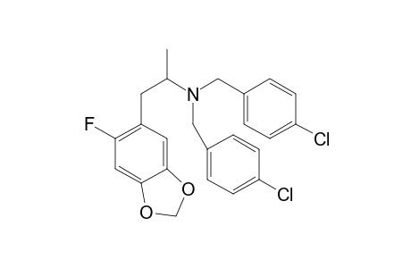 N,N-Bis(4-chlorobenzyl)-2-fluoro-4,5-methylenedioxyamphetamine
