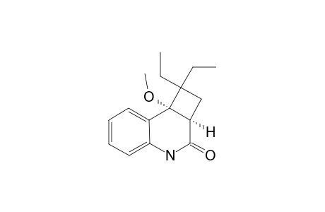 1,1-DIETHYL-8B-METHOXY-2,2A,4,8B-TETRAHYDRO-1H-CYCLOBUTA-[C]-QUINOLIN-3-ONE