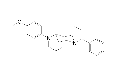 N-4-Methoxyphenyl-N-propyl-1-(1-phenylpropyl)piperidin-4-amine