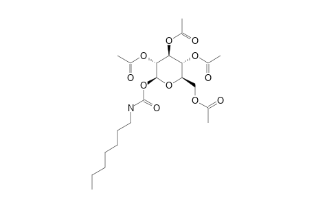 2,3,4,6-TETRA-O-ACETYL-BETA-D-GLUCOPYRANOSYL-N-HEPTYLCARBAMATE