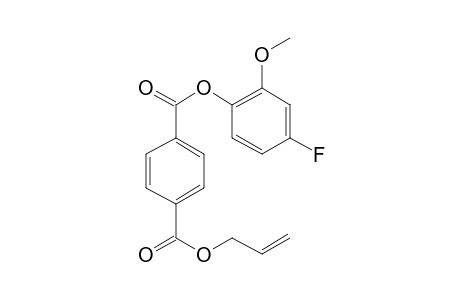 Terephthalic acid, allyl 4-fluoro-2-methoxyphenyl ester