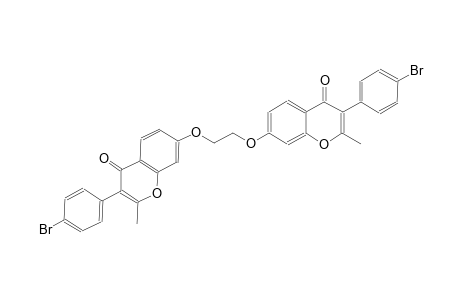 4H-1-benzopyran-4-one, 3-(4-bromophenyl)-7-[2-[[3-(4-bromophenyl)-2-methyl-4-oxo-4H-1-benzopyran-7-yl]oxy]ethoxy]-2-methyl-