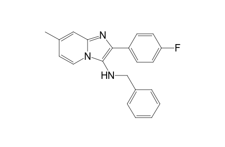 (Benzyl)[2-(4-fluorophenyl)-7-methylimidazo[1,2-a]pyridin-3-yl]amine