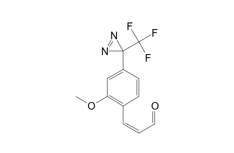 3-[2-METHOXY-4-[3-(TRIFLUOROMETHYL)-3H-DIAZIRIN-3-YL]-PHENYL]-ACRYLALDEHYDE;CIS-ISOMER
