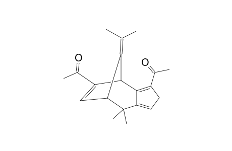 3,10-Diacetyl-11-isopropylidene-7,7-dimethyltricyclo-[6.2.1.0(2,6)]-undeca-2,5,9-triene