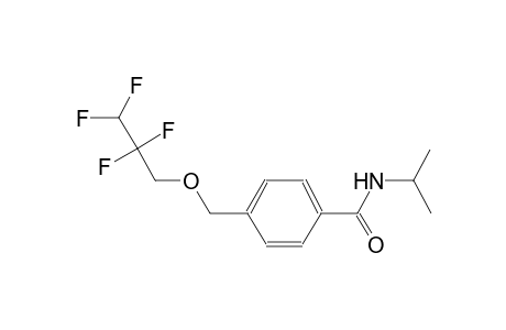 N-isopropyl-4-[(2,2,3,3-tetrafluoropropoxy)methyl]benzamide