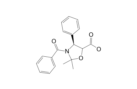 (4S,5R)-3-BENZOYL-2,2-DIMETHYL-4-PHENYL-1,3-OXAZOLIDINE-5-CARBOXYLIC-ACID